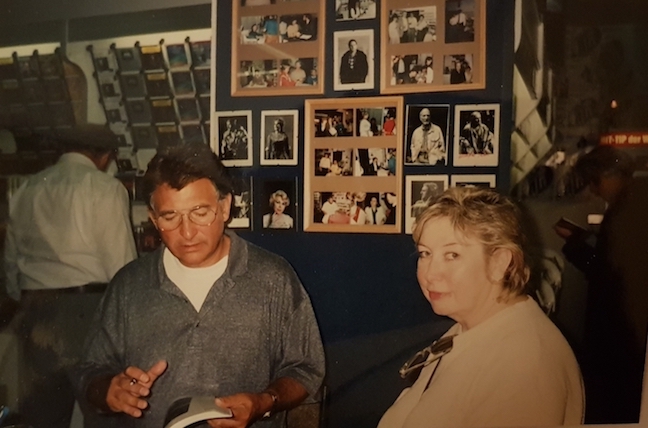 Siegfried Jerusalem signing Leona's Bayreuth program