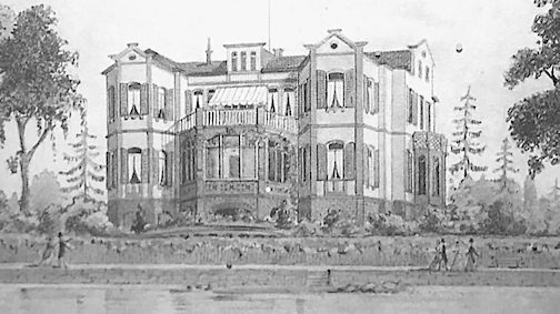 The villa in Biebrich